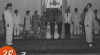 Foto Presiden Sukarno saat melantik Mr. Utoyo sebagai Duta Besar Republik Indonesia untuk Autralia di Istana Negara. 28 Juni 1950.