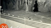 Foto Pertunjukan Sandiwara Lutung Kasarung di Lapangan Ikada, dengan adegan Putri Purbasari bertemu Lutung Kasarung di Hutan Cupu Mandalayu, 20 Agustus 1952.